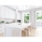 Z-Lite Alton Pendant, 1-Light, 4.75 In.W x 14.25 In.H, Brushed Nickel/Clear+Frosted 824P-BN - alternate 2